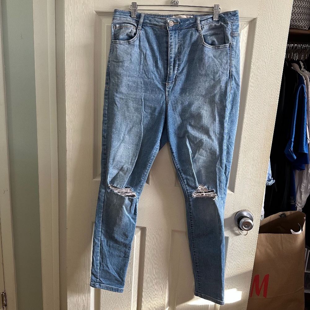 Garage straight leg jeans
